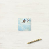 Bluebird Bird Art Natuur Post It Note Pad (Op bureau)