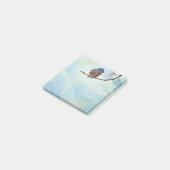 Bluebird Bird Art Natuur Post It Note Pad (Schuin)