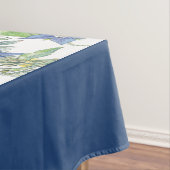 Bluebird Bird Narcissus Borage Flowers Tablecloth Tafelkleed (Voorbeeld)