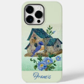 Bluebird Birdhouse Apple iPhone 14 Pro Max Hoesje (Achterkant)