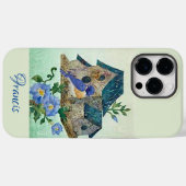 Bluebird Birdhouse Apple iPhone 14 Pro Max Hoesje (Achterkant (horizontaal))