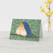 Bluebird Birthday Card Kaart (Gele Bloem)