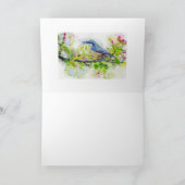 BLUEBIRD BLANK ALL-OCCASION CARD BEDANKKAART (Binnen)