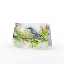 BLUEBIRD BLANK ALL-OCCASION CARD
