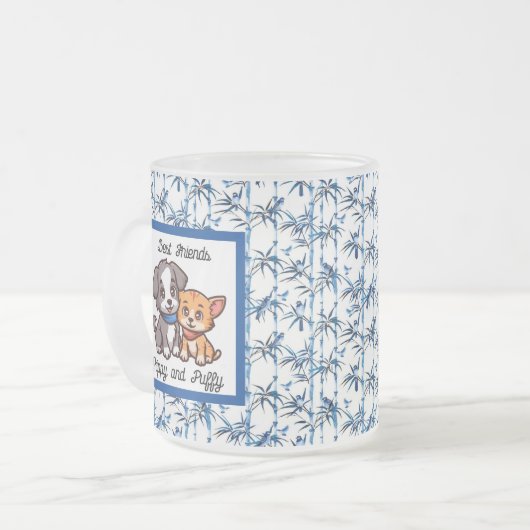 Bluebird Bliss Mok: Creëer Uw unieke Mok (Voorkant links)