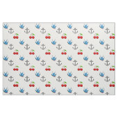 Bluebird Cherry Anchor Pattern, dames in 1950 Stof (Fat Quarter)