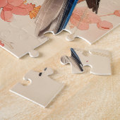 Bluebird Cherry Blossom Tree Painting Legpuzzel (Zijkant)