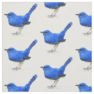 Bluebird Cotton Fabric Stof