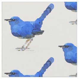 Bluebird Cotton Fabric Stof