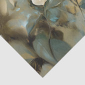 Bluebird Cream Witte Bloemen Schilderij Decoupage Tissuepapier (Detail)