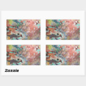 Bluebird Digital Art Rechthoekige Sticker (Vel)