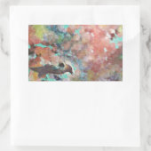 Bluebird Digital Art Rechthoekige Sticker (Tas)