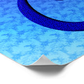 Bluebird Elegant Monogram Beginletter C Poster (Hoek)