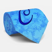 Bluebird Elegant Monogram Initiaal C Stropdas (Opgerold)