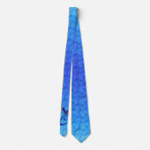 Bluebird Elegant Monogram Initiaal C Stropdas (Achterkant)