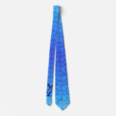 Bluebird Elegant Monogram Initiaal D Stropdas (Achterkant)
