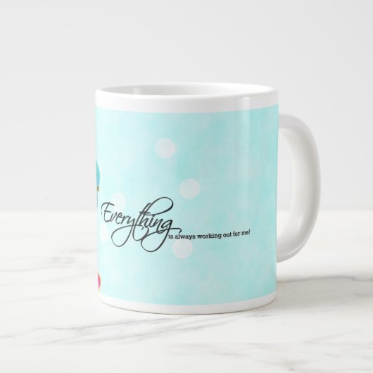 Bluebird-Everything werkt altijd voor mij! Grote Koffiekop (Voorkant rechts)