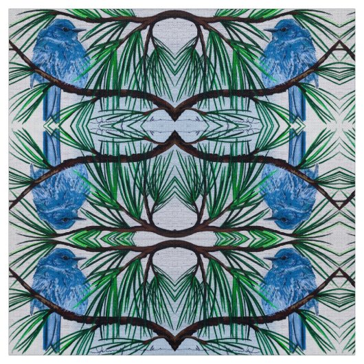 Bluebird Fabric in Mountain Stof (Swatch)