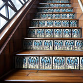 Bluebird Family Mackintosh Art Deco Wanddecoratie Tegeltje