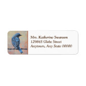 Bluebird Fine Art Retouradreslabel Etiket (Voorkant)