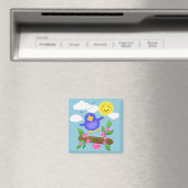 Bluebird Geluk Lente Magneet (Insitu (Vaatwasser))