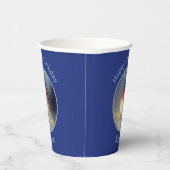 Bluebird gepersonaliseerde Happy Birthday Papieren Bekers (Rechts)