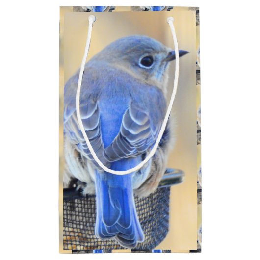 Bluebird Gift Bag Klein Cadeauzakje (Achterkant)