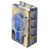 Bluebird Gift Bag Klein Cadeauzakje (Achterkant Gekanteld)