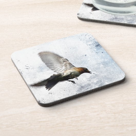 Bluebird Grunge Onderzetter (Linkerzijde)