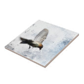 Bluebird Grunge Tegeltje (Zijkant)
