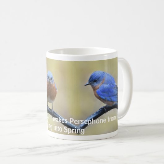 Bluebird Haiku Mok (Voorkant rechts)