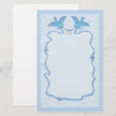 Bluebird Happiness Briefpapier (Voorkant / Achterkant)