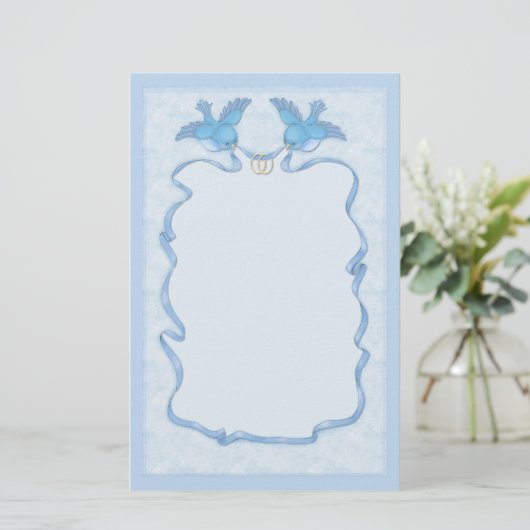 Bluebird Happiness Briefpapier (Staand voorkant)