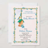 Bluebird Happiness Invitation Kaart (Voorkant)