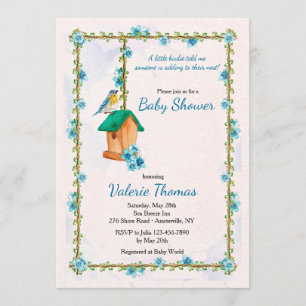 Bluebird Happiness Invitation Kaart