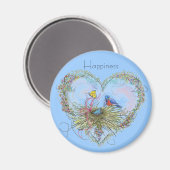Bluebird Happiness Magnet (Voorkant / Achterkant)