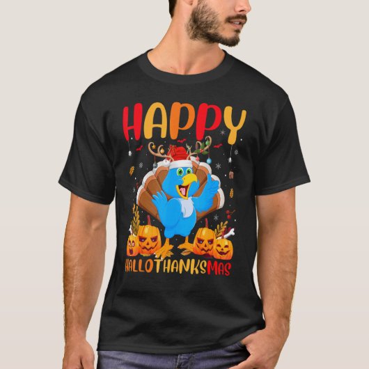 Bluebird  Happy Bluebird Hellothanksmas T-shirt (Voorkant)