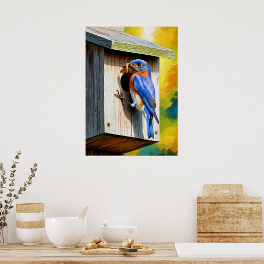 Bluebird Haven: De baby's voeden Poster (Keuken)