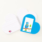 Bluebird Heart Notitieboek van Love Cheri (Binnen)