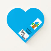 Bluebird Heart Notitieboek van Love Cheri (Achterkant)