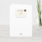 Bluebird House Hydrangea Birthday Kaart (Achterkant)