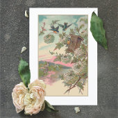  Bluebird House Hydrangea Birthday Kaart