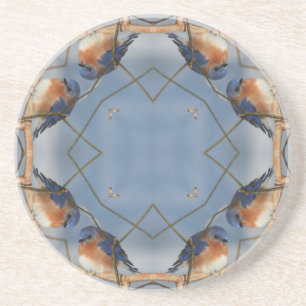 Bluebird Kaleidoscope Animal Onderzetter