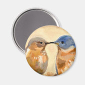 Bluebird Kiss Magneet (Voorkant / Achterkant)