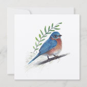 Bluebird kunst met groen (Voorkant)