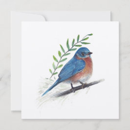 Bluebird kunst met groen