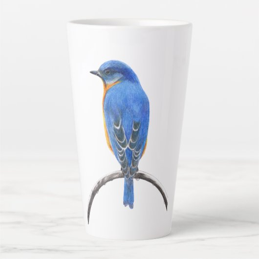 Bluebird Latte Mok (Voorkant)