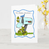 Bluebird Lege Mailbox Denken aan jou Kaart (Gele Bloem)