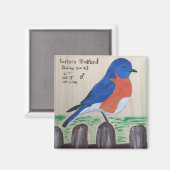 Bluebird Magnet (Voorkant / Achterkant)