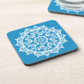 Bluebird Mandala Bier Onderzetter (Linkerzijde)